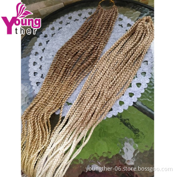 Private Zizi Box Braids Micro Cheap Synthetic Braiding hair Curly Zizi Box Crochet Braid Hair Extensions